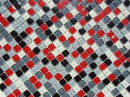 Burst Red White Black Grey Glass Mosaic Backsplash Tile White Tile Backsplash Glass Mosaic Backsplash Black And White Backsplash