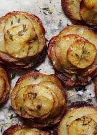 Mini Herbed Pommes Anna Recipe Bon Appetit Food Pommes Anna Recipe Recipes