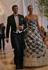 White Black And Blue Wedding Dresses Plaid Wedding Dress Gone A Little Mad For Plaid Not In A Plaid Wedding Dress Kind Of Way Plaid Wedding Dress Scottish Wedding Dresses Plaid Wedding