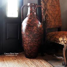 Tall Greco Floor Vase Floor Vase Vase Tuscan Decorating