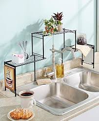 5 out of 5 stars with 2 ratings. 2 Tier Over Sink Organizer Shelf Metal Coffee Theme Kitchen By Trm Buy Online In Martinique At Martinique Desertcart Com Productid 25110541