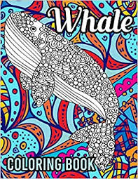 These free adult coloring pages are full of detailed whimsical designs that you can download, print and color! Whale Coloring Book 40 Relaxing Whale Mandala Coloring Pages Gift For Whale Lover Orca Coloring Book Ocean Coloring Books For Adults Illustrations Traylor 9798586190888 Amazon Com Books