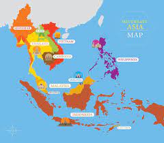 Southeast Asia Geography Map What Are The Five Regions Of Asia? - Worldatlas