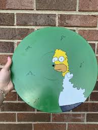 Simpsons Meme Vinyl Record Art Diy Art Painting Vinyl Record Art Ideas