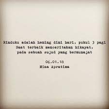 Puisi Sajak Syair Quotes Kumpulan Puisi Sajak Mina Cerita