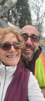 Engagement at the Milford Tree Lighting! Congratulations!