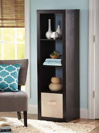 Black 4 Cube Organizer Better Homes Gardens 4 Cube Storage Organizer Multiple Colors Walmart Com Cube Bookcase Cube Storage Bookcase Storage