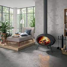 Le challenge pour la firme laminox idro a été très ardu. Brio P648144 Poele A Bois Design En Fonte Raccordable 8 Kw Avec Post Combustion Flamme Verte 7 Etoiles Batiproduits