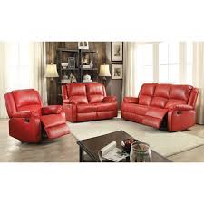 $40 off your qualifying first order of $250+1 with a wayfair credit card. Zuriel Reclining Living Room Set Red Acme Furniture Furniture Cart