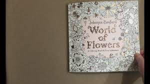 From floating gardens of water poppies in south africa to delicate cosmos in japan, and from fanciful toadstools to enchanted fairytale gardens, a. World Of Flowers Johanna Basford Flip Through Youtube