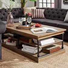 You don't even need to wrap it! Distressed Industrial Style Coffee Tables Hayneedle