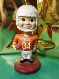 2001 College Football The University Of Texas Bobbin Head Bobblehead 34 Le 1st Texaslonghorns Bobble Head University Of Texas College Football