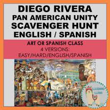 Diego Rivera Pan American Unity Mural Virtual Scavenger Hunt In 2020 Diego Rivera Pan American Unity