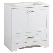 31 inch bathroom vanity traditional style antique white color (30.75wx20.5dx36.5h) chf080waw. Glacier Bay Lancaster 30 25 Inch W X 33 Inch H X 18 75 Inch D Bathroom Vanity In White Wit The Home Depot Canada