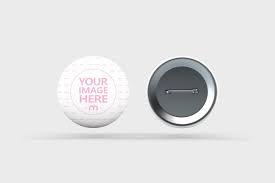 Use This 3d Mockup Generator Template For Previewing Your Own Metal Pin Badge Button Design Drag And Drop Your Design On In 2020 Mockup Design Badge Design Pin Badges