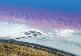 Outer space was very much on smithson's mind when he created spiral jetty. Spiral Jetty American Scientist