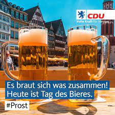 Deutschlands brauer feiern jedes jahr am 23. Cdu Hessen Twitterren Am Tag Des Bieres Wird Seit 1516 Das Reinheitsgebot Gefeiert In Deutsches Bier Gehort Nur Wasser Hopfen Malz Und Hefe Wir Wunschen Euch Ein Schonen Tag Und Eine Kuhle