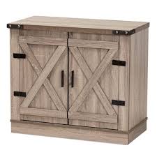 Over door shoe organizer shoe organizer which features construction making it easy to hang on shoe rack consisting of 5 open shelves arranged vertically. Wayne Farmhouse Wood 2 Doors Shoe Storage Cabinet Oak Brown Baxton Studio Target