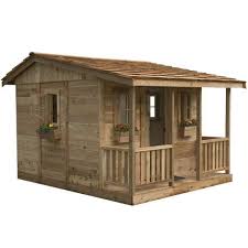7 X 9 Cozy Cabin Cedar Playhouse Walmart Ca Maisonnette En Bois Maisonnette Maison