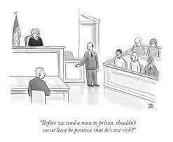 A Courtroom Lawyer Argues His Case Drawing By Paul Noth | Fine Art America