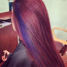 Check out the ideas at the right hairstyles. Purple Highlights On Red Hair Neo Centrix Hair Salon Facebook