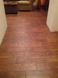 Porcelain floor tile on wall. Montagna Saddle 6 In Glazed Porcelain Floor And Wall Tile X 24 In