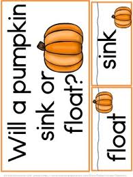 pumpkin sink or float graph free by