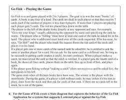 Go fish in python 3. Solved Go Fish Playing The Game Go Fish Is A Card Game Chegg Com