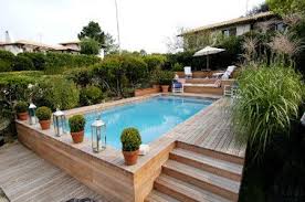 Le Prix Pour Acheter Une Piscine Enterree Amenagement Piscine Hors Sol Amenagement Piscine Piscine Et Jardin