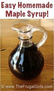 Homemade Maple Syrup Maple Syrup Recipes Homemade Maple Syrup Homemade Sauce