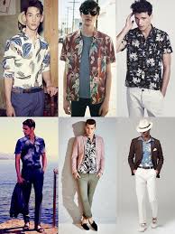 Ways To Wear Florals Summer 2015 Hawaiian Shirt Outfit Hawaiian Outfit Men Hawaiian Outfit