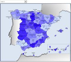 En el caso de españa se divide en provincias, 50 provincias para ser exactos. Nuevo Mapa Por Provincias En Excel De Espana Actualiza Los Colores En Rgb Analisis Y Decision