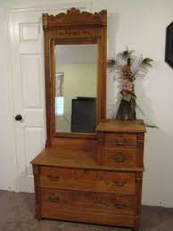 Rare Antique Gentleman S Dresser W Beveled Mirror 1800 S Shabby Chic Dresser Shabby Chic Antique Oak Furniture