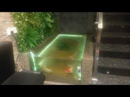 Kolam Ikan Koi Minimalis Di Dalam Ruangan Dihiasi Dengan Lampu Led Mantap Dah Youtube