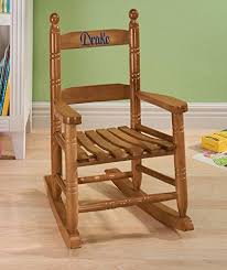 Personalized Child S Natural Rocker Is Designed For The Littlest Rockers This Personalized Child Rocking Chair Toddler Rocking Chair Childrens Rocking Chairs