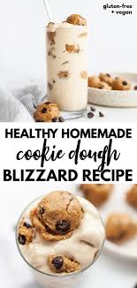 Healthy Cookie Dough Blizzard Recipe Nutrition In The Kitch