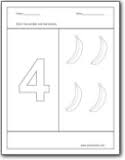 Math activities for kindergarten, games, worksheets, tests, quizzes. Number 4 Worksheets Number 4 Worksheets For Preschool And Kindergarten
