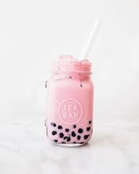 Rose Petal Boba Rose Flavored Bubble Tea Tea Bar