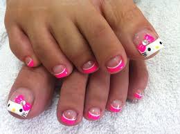 15 Most Beautiful Bow Toe Nail Art Design Ideas Fans of 'hello kitty' will love this, so many bracelets, rings, nail designs and colors to choose from, its hello kitty heaven for your nails!