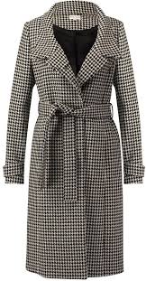 Reiss Rubik Classic Coat Black Off White Shopstyle Classic Coats Coat Black Coat