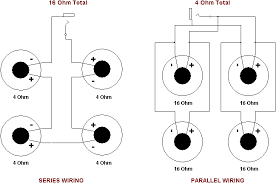Both of the above diagrams show 4 speakers wired in parallel. Pin On Circuits