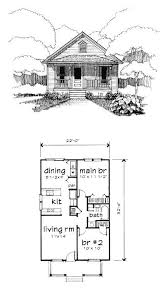 Bungalow Style House Plan 72772 With 2 Bed 1 Bath Tiny House Plans Bungalow House Plans Tiny House Floor Plans