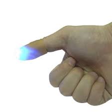 Amazon Com Magic Light Up Finger Magic Trick Led Finger Lamp Blue This Product Is Not Intended For Children Under 12 Light Magic Magic Tricks Magic Fingers