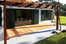 Kombinierte Holz Stein Terrasse Terrassenbelag Terrasse Holz Terrassenbelag Holz