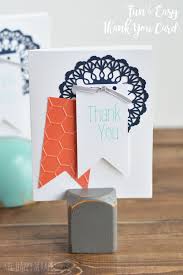 This method can be used for souvenirs for birthday cards. Fun Easy Thank You Cards The Happy Scraps