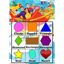 Personalised Kids Shapes Chart Personalise It Products