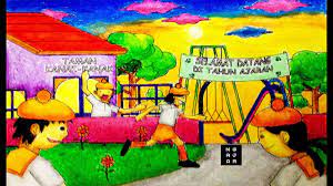 More images for gambar suasana sekolah » Mewarnai Gambar Sekolah Tk Versi Sedang Dengan Crayon Krayon Gambar Kartun Kartun Gambar