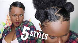 Maybe you would like to learn more about one of these? 5 Quick Cute Natural Hairstyles On 4a 4b Hair No Heat Youtube