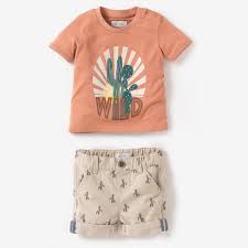 Komplet 2 Czesciowy T Shirt I Szorty R Baby Kids Outfits Little Boy Outfits Boy Outfits
