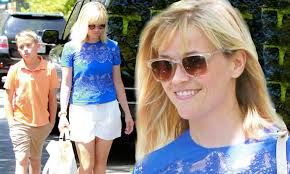 Reese Witherspoon takes son Deacon to birthday party